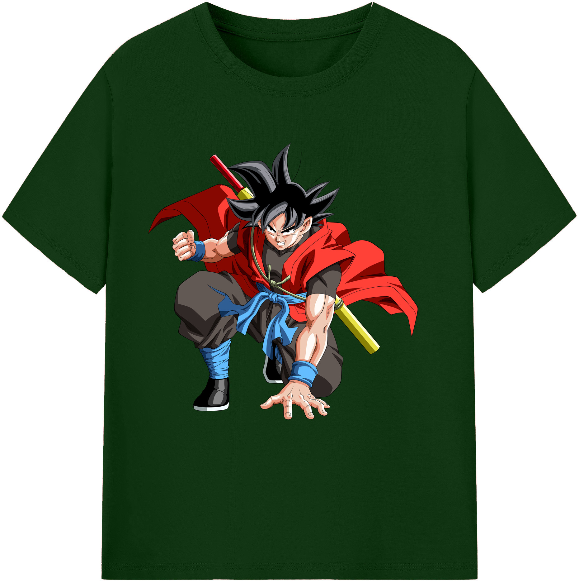 （画像用） ドラゴンボール 孫悟空（そん ごくう）Son Goku カカロット DRAGON BALL Kakarotto 綿100％半袖Tシャツ（フロントプリント）